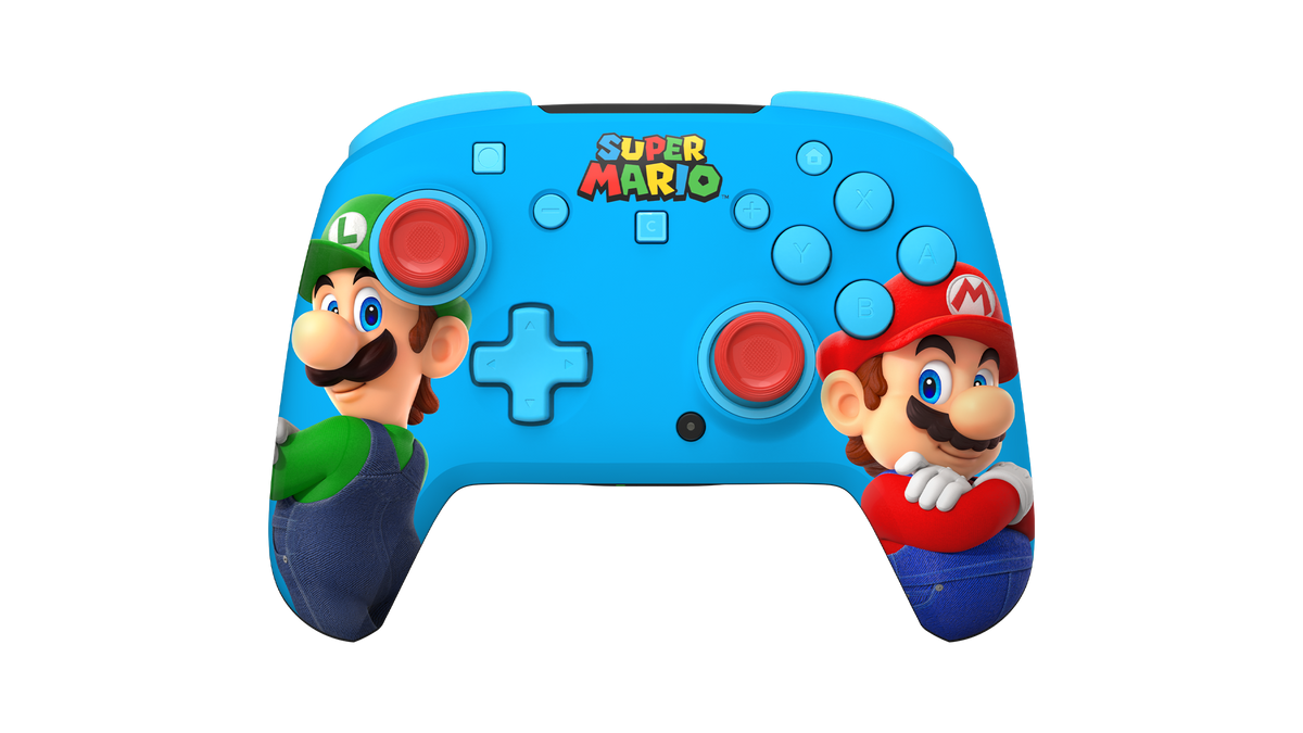 בקר אלחוטי Turtle Beach Rematch Mario & Luigi ל-Nintendo Switch 2 — תמונה 1 מתוך 3