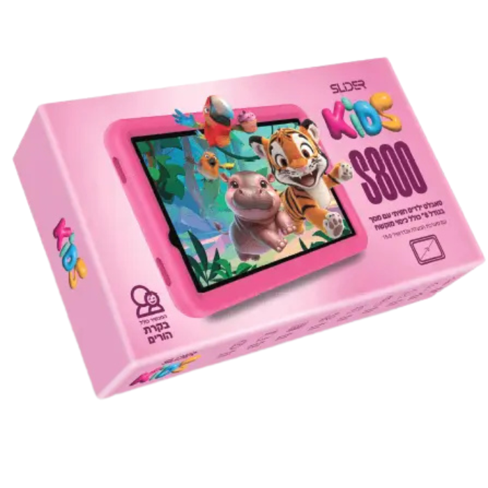 טאבלט Slider Kids S800 8" LTE ורוד