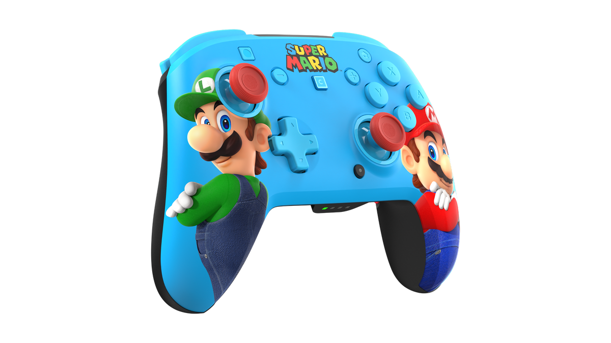 בקר אלחוטי Turtle Beach Rematch Mario & Luigi ל-Nintendo Switch 2 — תמונה 2 מתוך 3