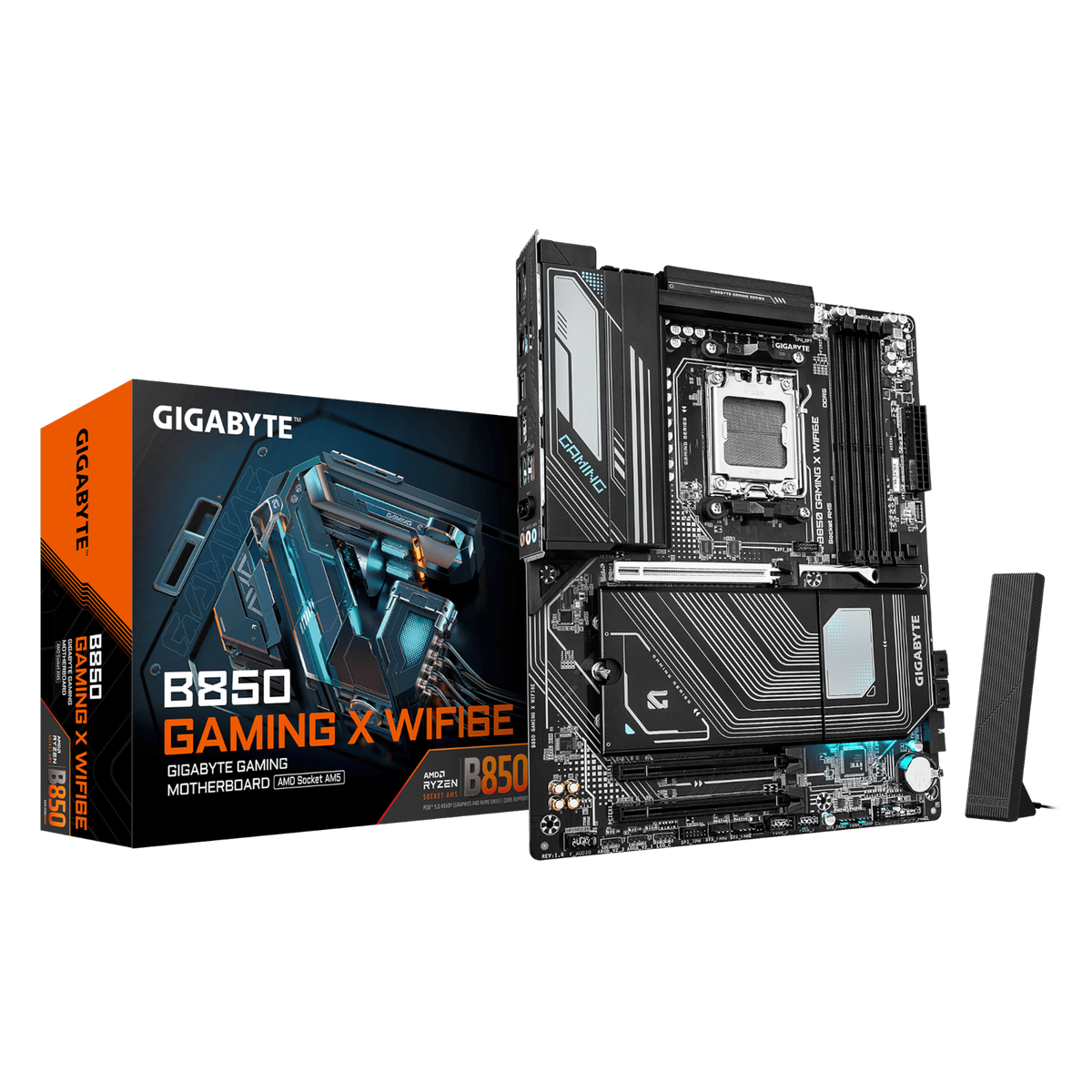 מחשב גיימינג Ryzen 7 7800X3D RX 9070 GRE 12GB 32GB DDR5 1TB NVMe