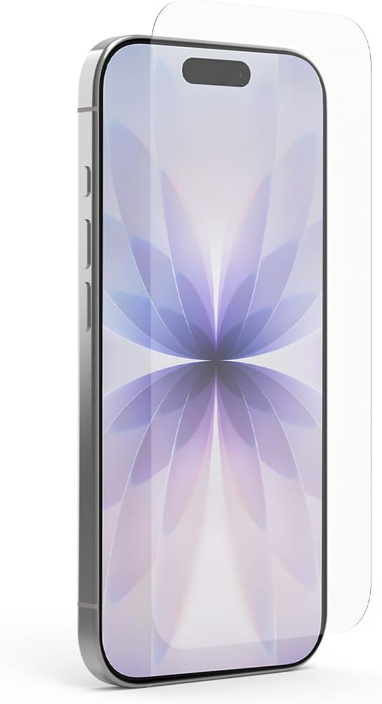 מגן מסך זכוכית PureGear ל-iPhone 17 שקוף/שחור