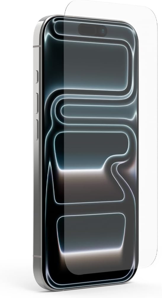 מגן מסך זכוכית PureGear ל-iPhone 17 Pro שקוף/שחור