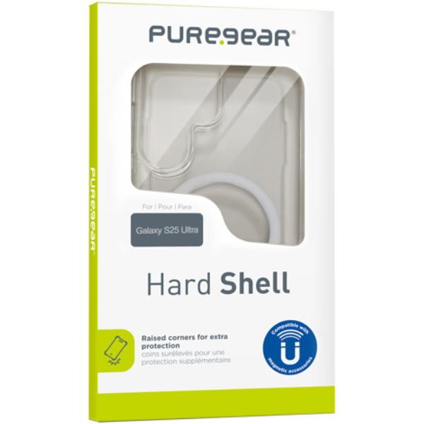 כיסוי PureGear Hard Shell ל-Galaxy S25 Ultra שקוף