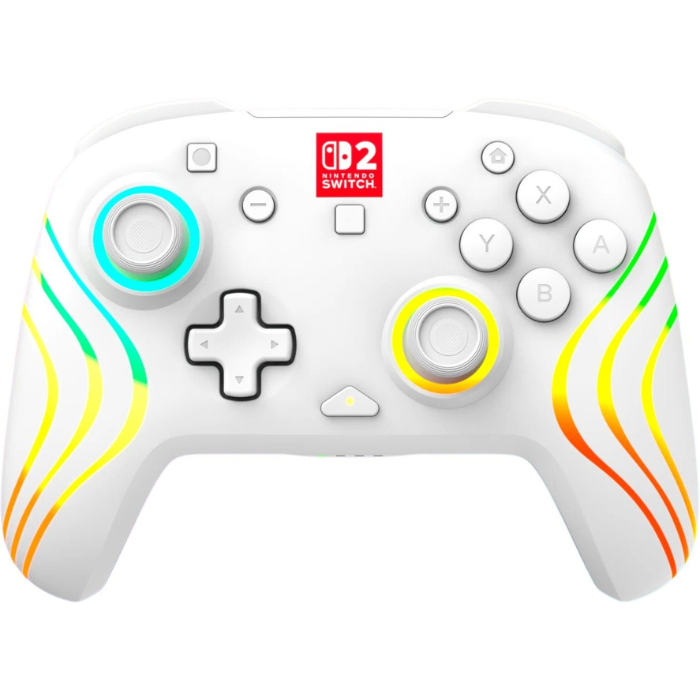 בקר אלחוטי Turtle Beach Afterglow ל-Nintendo Switch 2 לבן