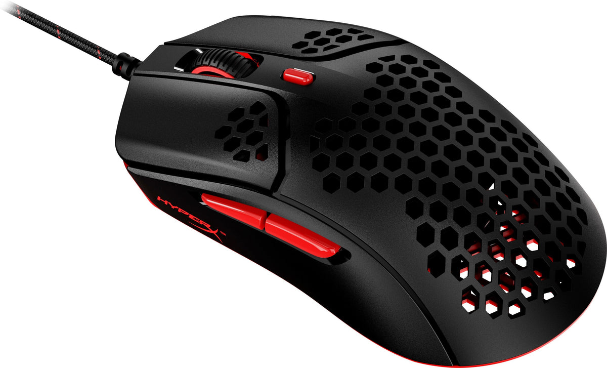 עכבר גיימינג HyperX Haste שחור/אדום (PC)(X)(PS) — תמונה 1 מתוך 4