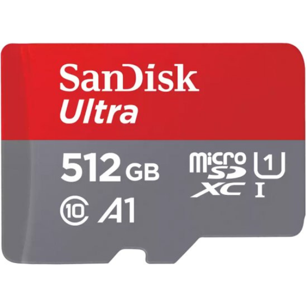 SanDisk | Ultra MicroSDXC | 512GB | SDSQUNR | GN3MN | כרטיס זיכרון