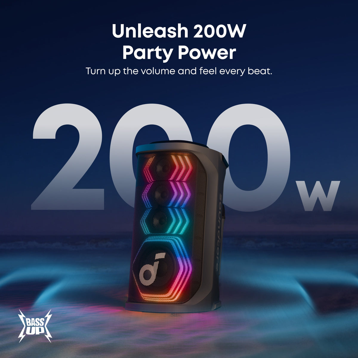 רמקול Anker Soundcore Rave 3 200W — תמונה 3 מתוך 4