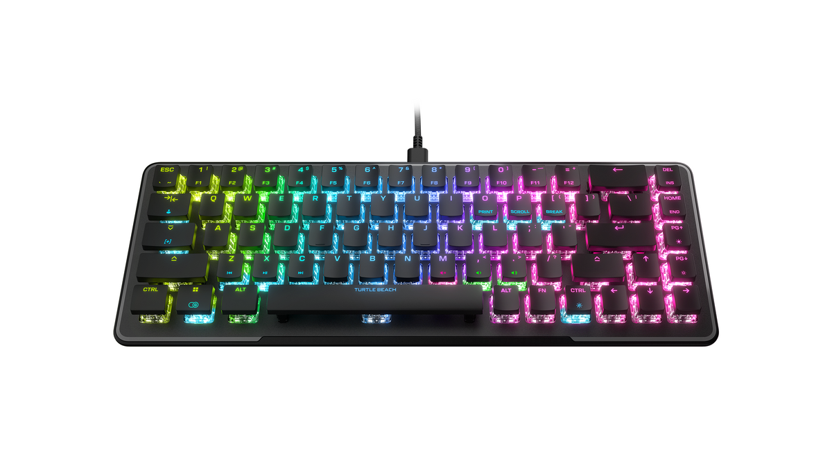 מקלדת חוטית Turtle Beach Vulcan II Mini שחור — תמונה 2 מתוך 2