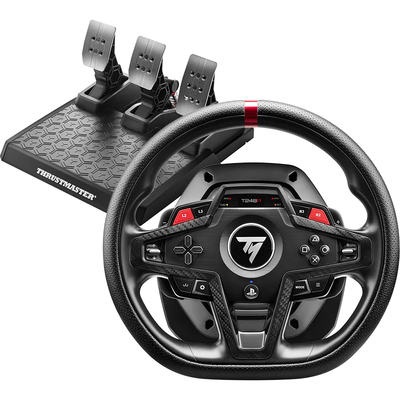 הגה ודוושות Thrustmaster T248R + TH8S ל-PS4/5