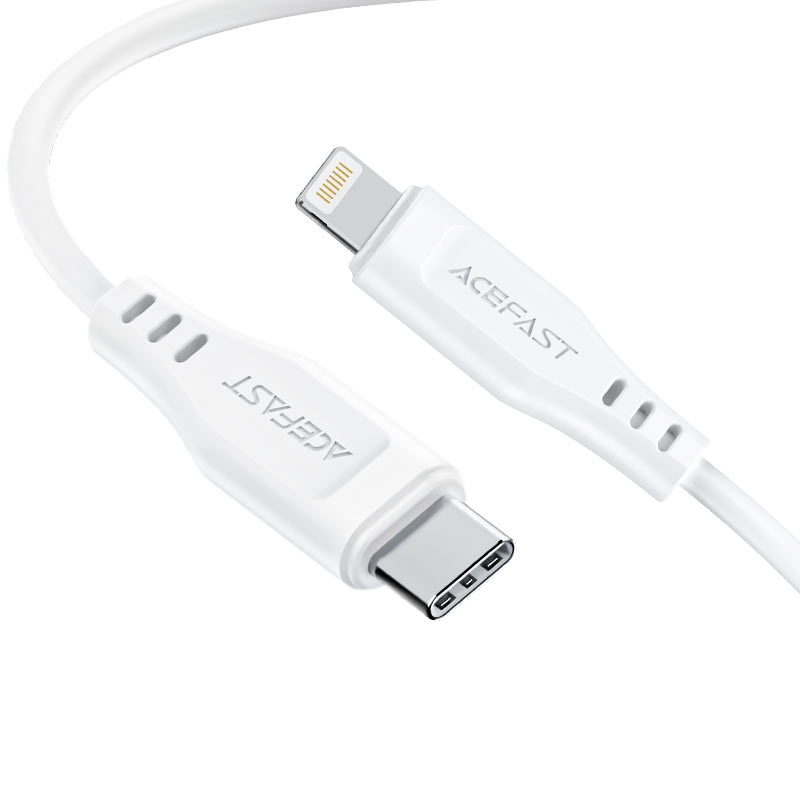 מטען קיר Acefast 20W USB-C + כבל USB-C ל-Lightning