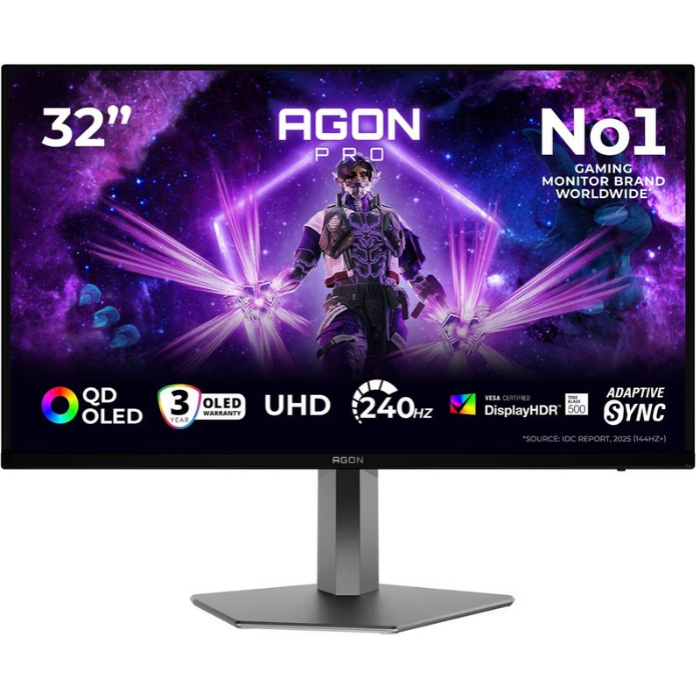 AOC AG326UZD2 AGON PRO 4K QD OLED 31.5" 240 Hz מסך