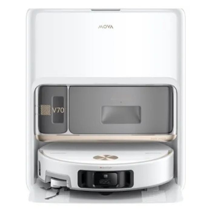 שואב אבק רובוטי MOVA V70 Ultra Complete X לבן