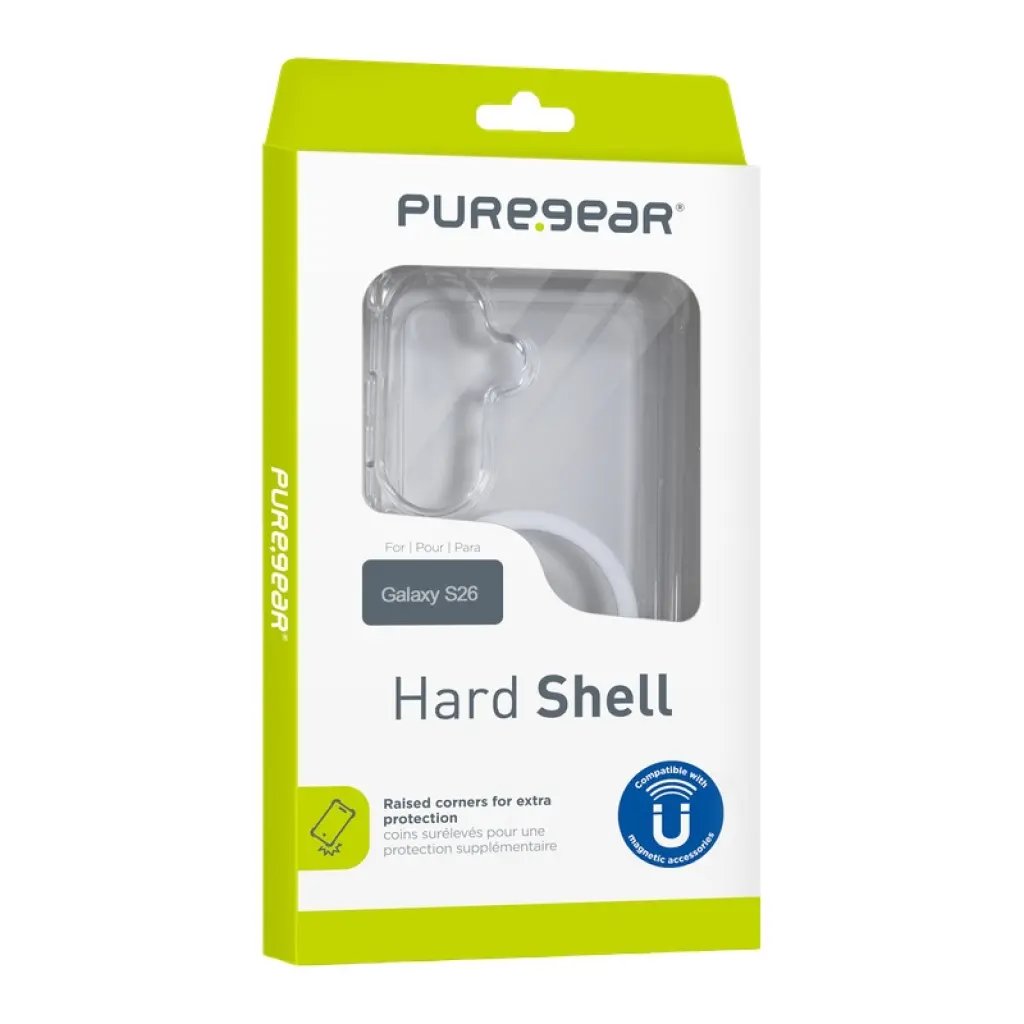 כיסוי PureGear Hard Shell ל-Galaxy S26+ שקוף