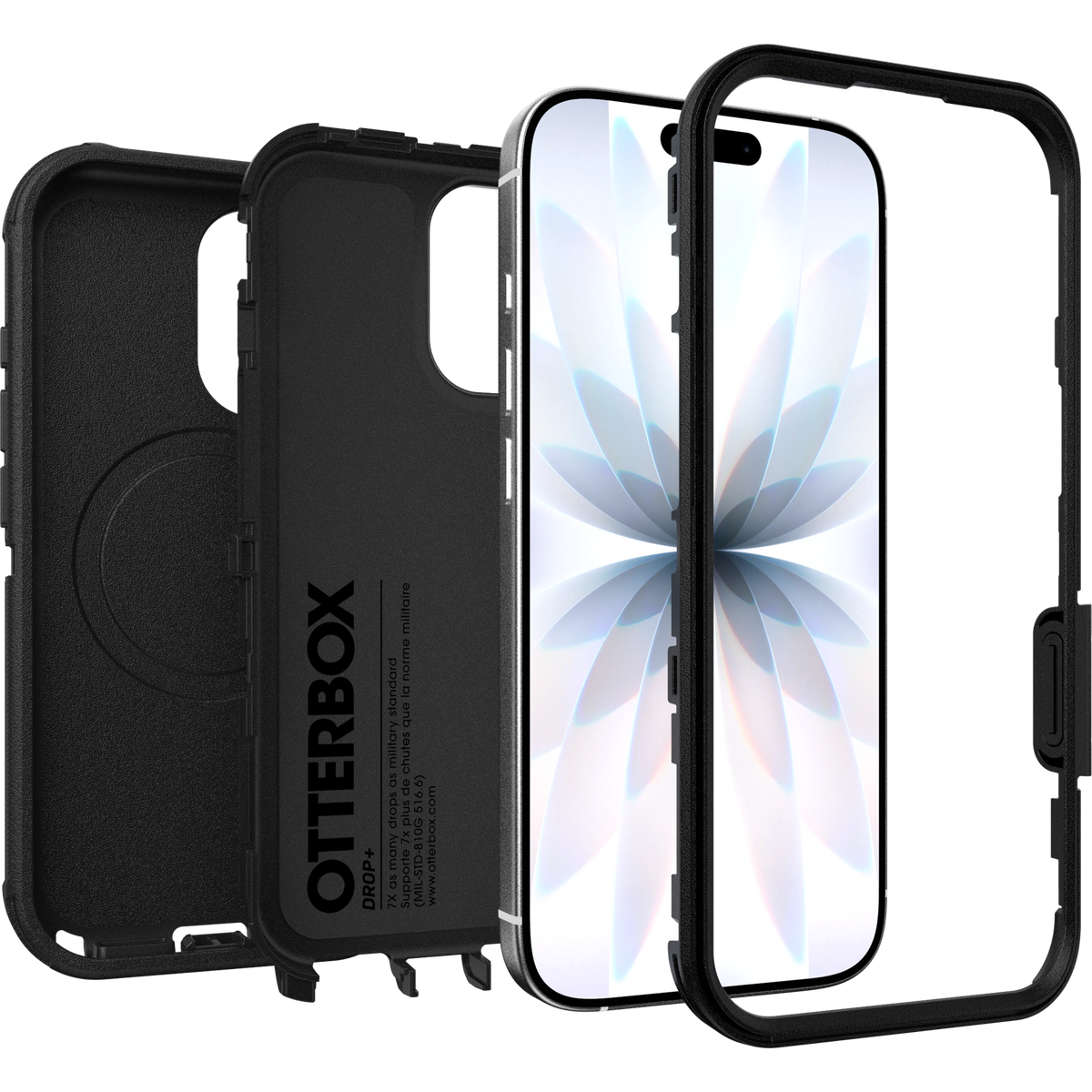 כיסוי OtterBox Defender Pro ל-iPhone 17 שחור — תמונה 3 מתוך 3