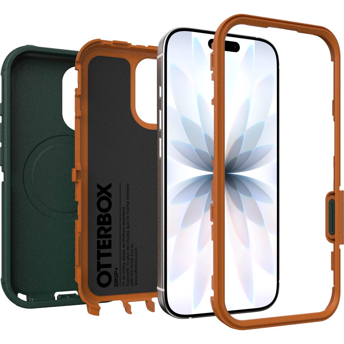 כיסוי OtterBox Defender Pro ל-iPhone 17 ירוק