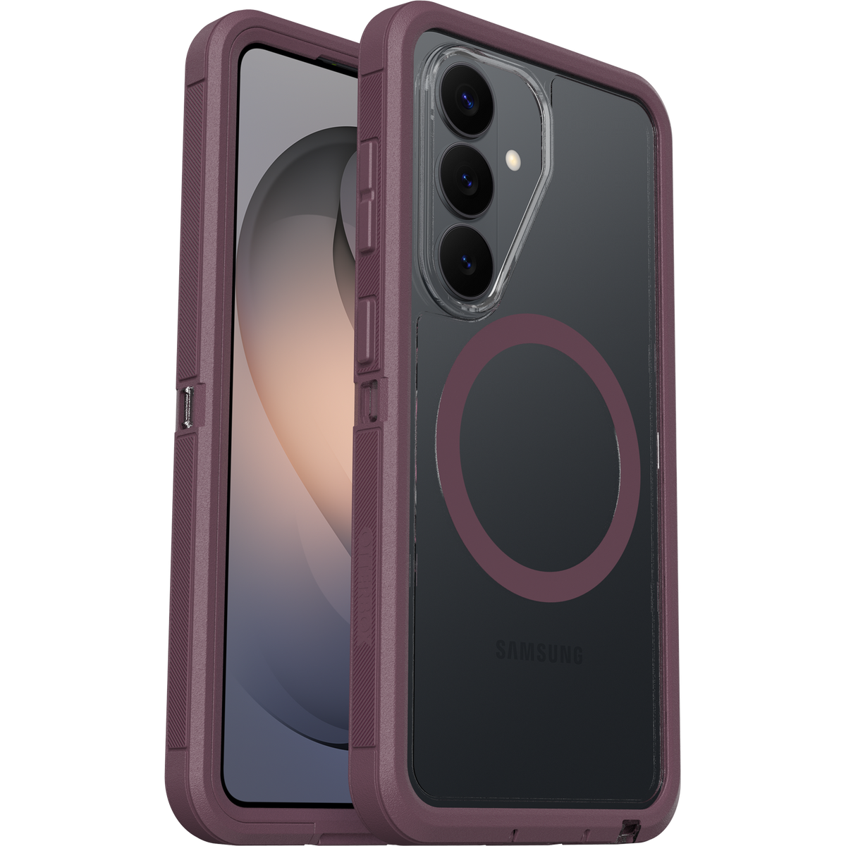 כיסוי OtterBox Defender Pro XT ל-Galaxy S26 שקוף/סגול