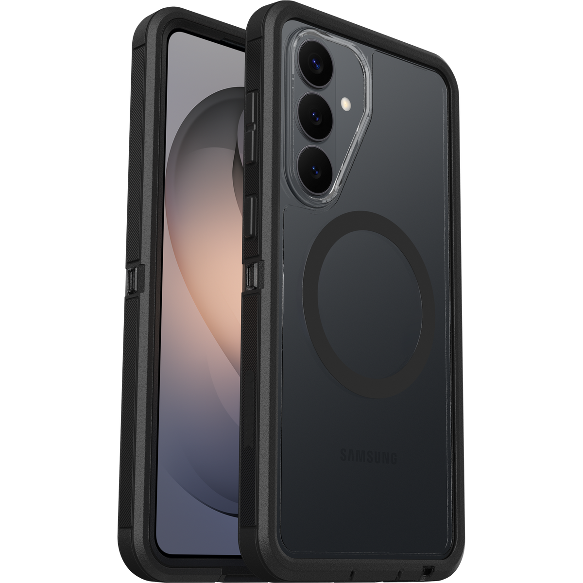 כיסוי OtterBox Defender Pro XT ל-Galaxy S26+ שקוף/שחור — תמונה 1 מתוך 3