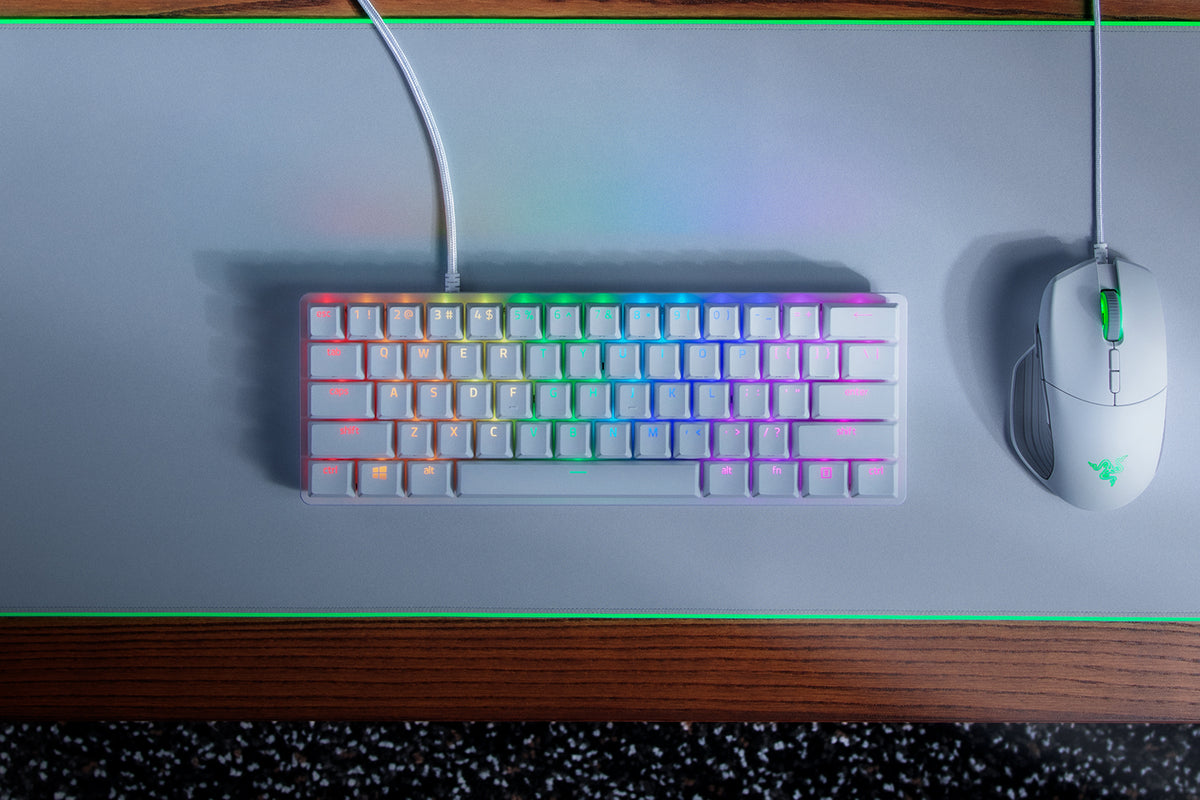 מקלדת מכנית חוטית Razer Huntsman Mini Mercury מתג אדום