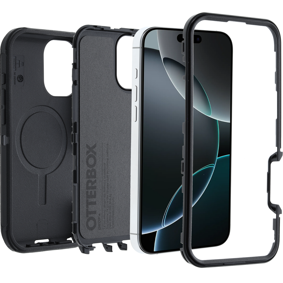 כיסוי OtterBox Defender ל-iPhone 16 Pro Max שחור