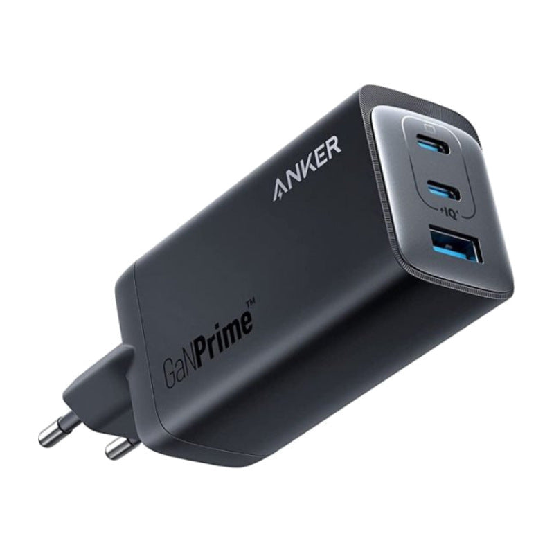 מטען קיר Anker GaN 120W USB-C כפול + USB