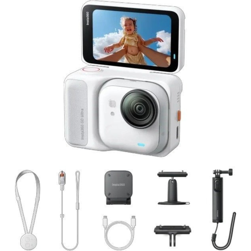 מצלמה Insta360 GO Ultra 4K Creator Bundle לבן