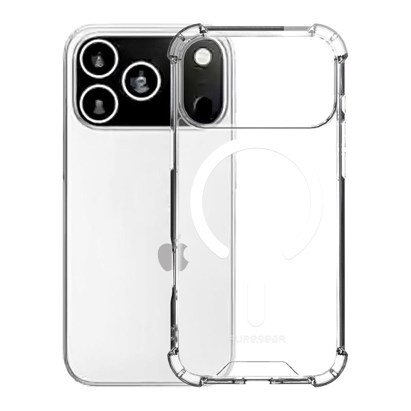 כיסוי לאייפון 17 פרו תומך MagSafe עם במפרים PureGear Hard Shell