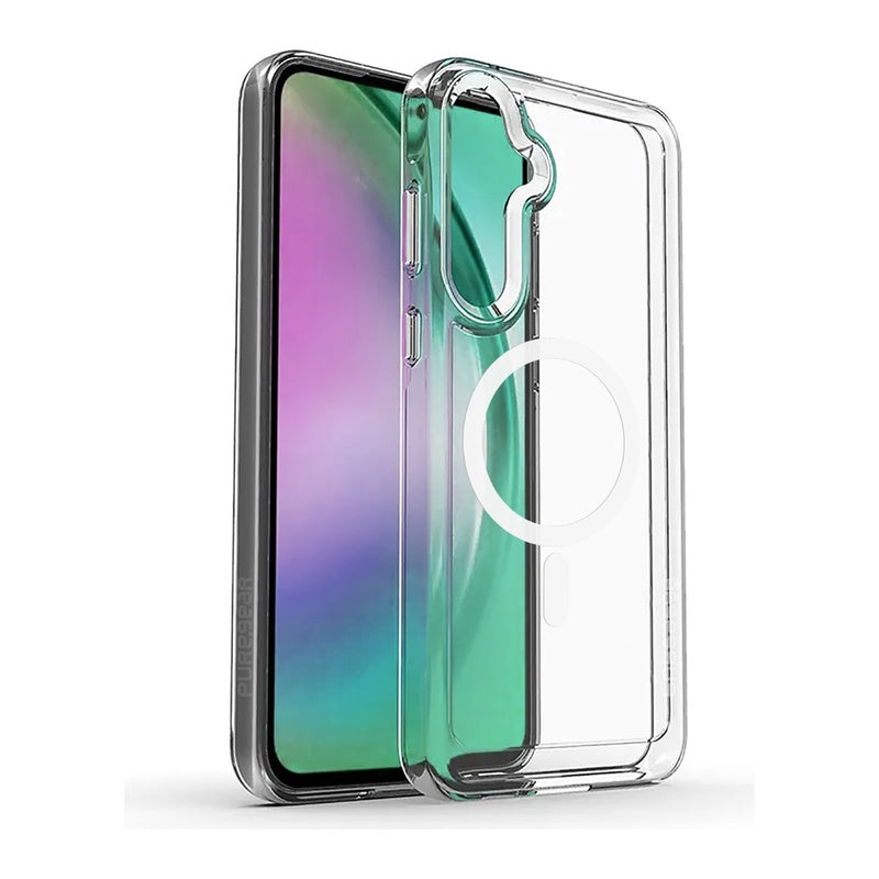 כיסוי לגלקסי S25 תומך טעינה מגנטית PureGear DualTek Slim שקוף