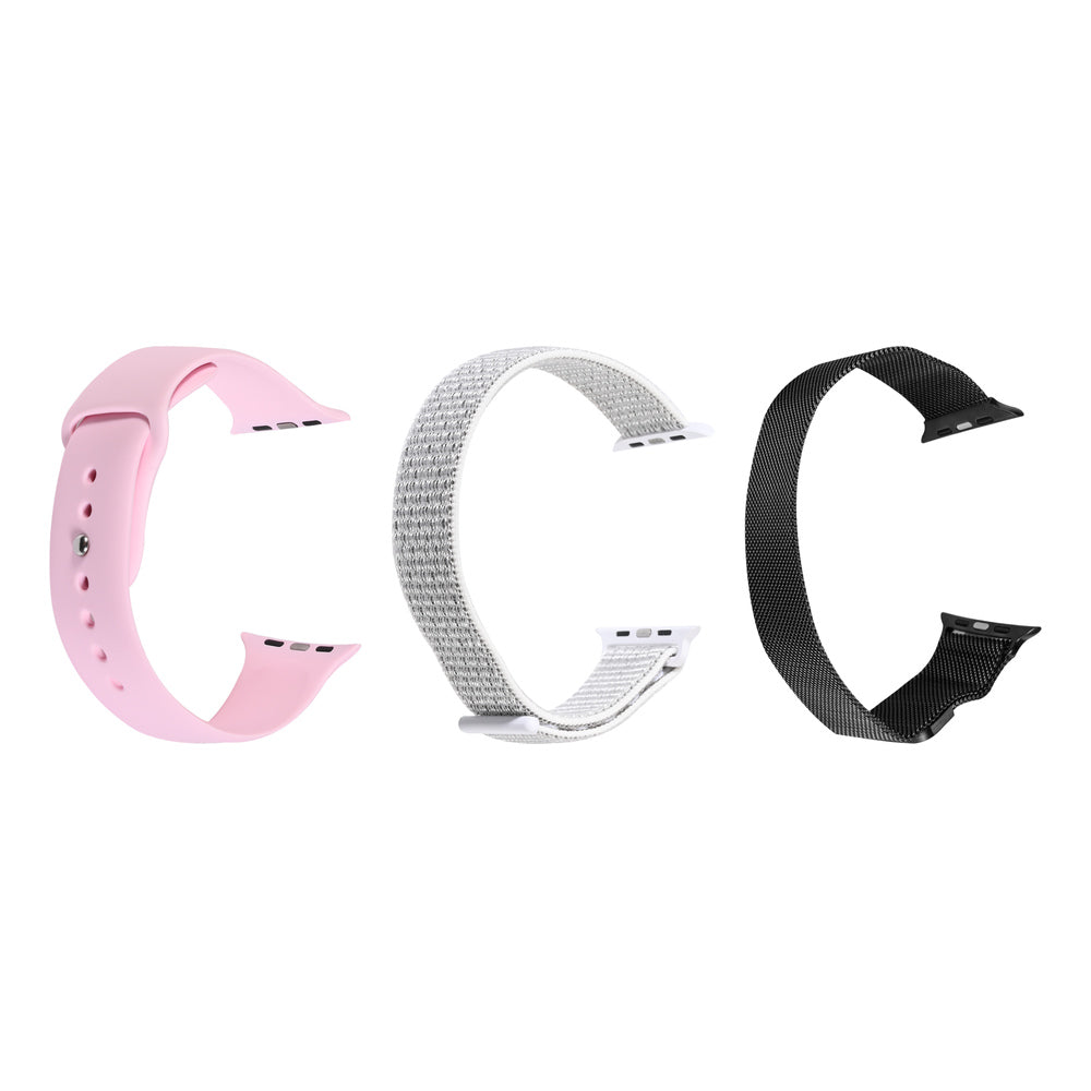 סט שלוש רצועות משולבות ל-Apple Watch 38/40/41/42mm מבית PureGear