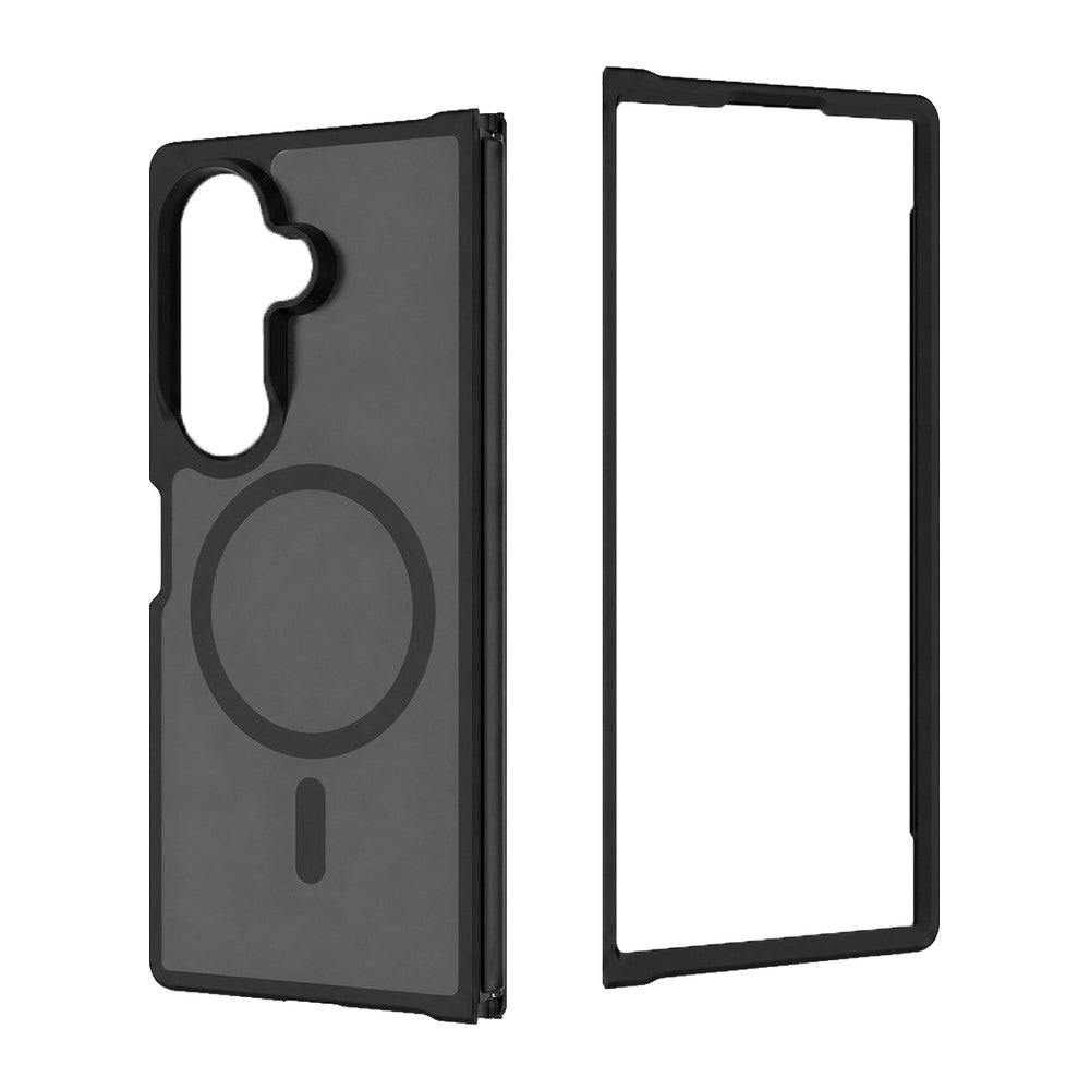 כיסוי לגלקסי Z Fold 8 Ultra עם מגנטים PureGear Flex Shell שקוף שחור