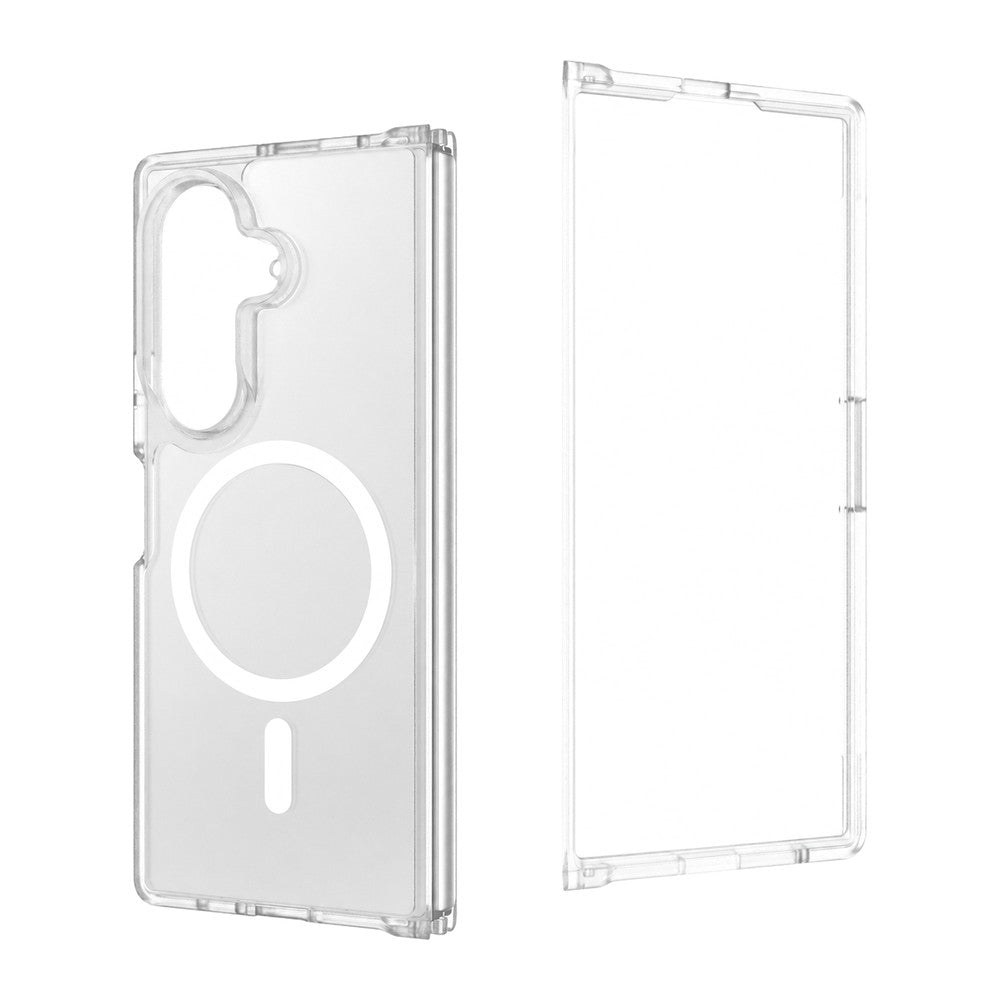 כיסוי לגלקסי Z Fold 8 Ultra עם מגנטים PureGear Flex Shell שקוף