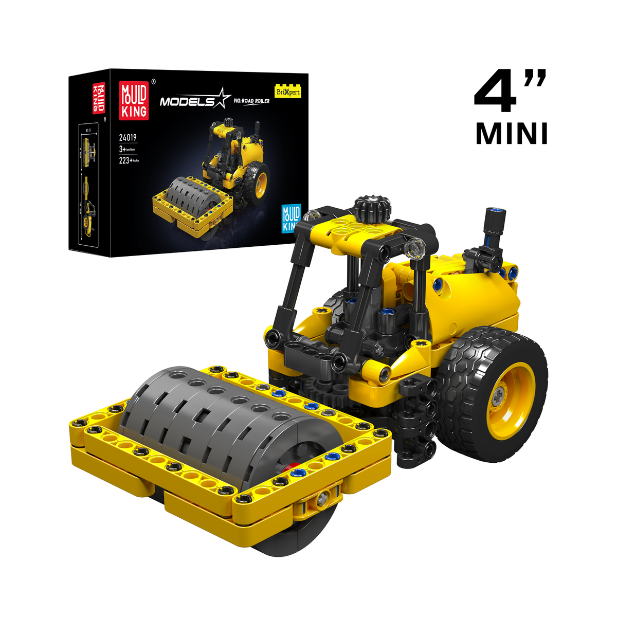 ערכת הרכבה Mould King מכבש כבישים דגם 24019