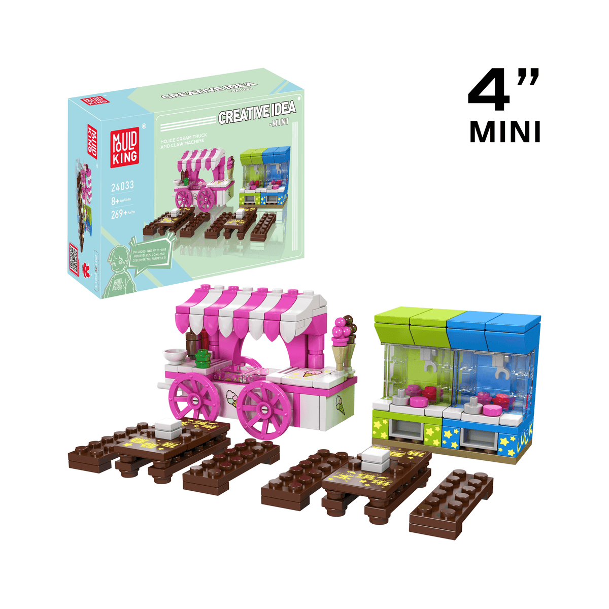 ערכת הרכבה Mould King אוטו גלידה דגם 24033 — תמונה 1 מתוך 1