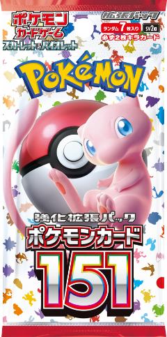 חבילת קלפי Pokémon TCG 151 ביפנית