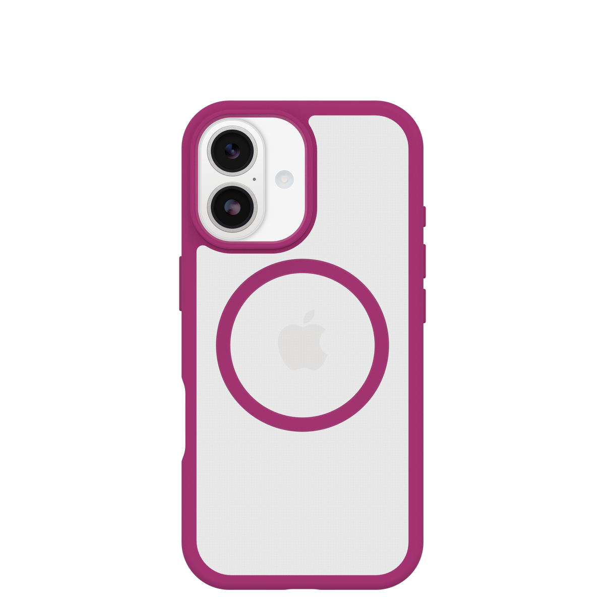 כיסוי OtterBox React ל-iPhone 17 שקוף/ורוד — תמונה 1 מתוך 3