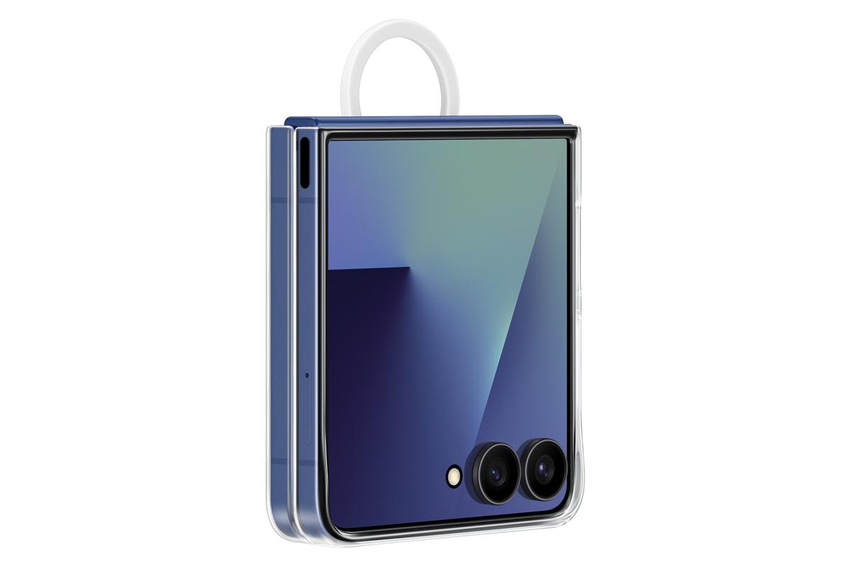 כיסוי Samsung Ring Case ל-Galaxy Z Flip 7 שקוף