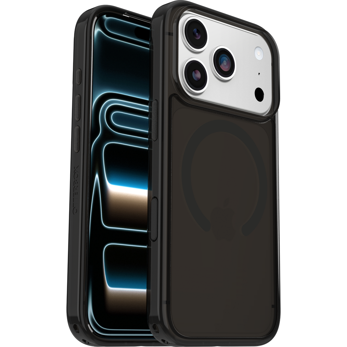 כיסוי OtterBox Symmetry ל-iPhone 17 Pro שקוף שחור